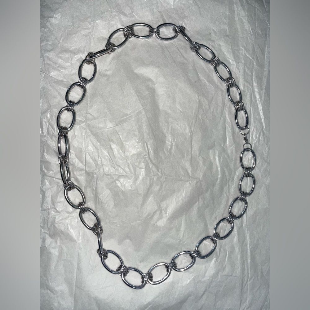 5 for $25🔥Fashion Jewelry Silver Colored Chain Necklace‎